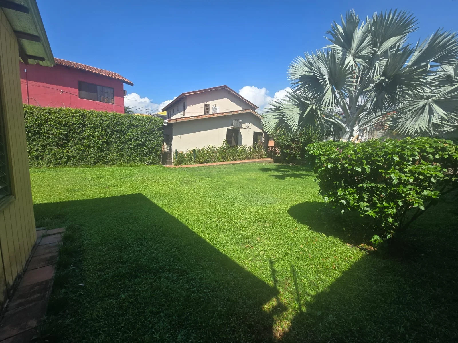 Jardín de la propiedad actual